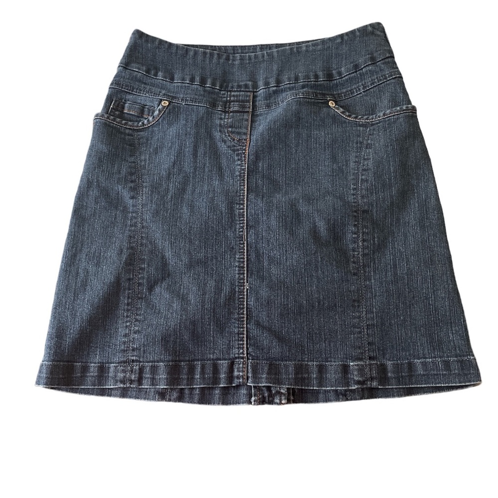 👒 Western Cowgirl dark wash denim skirt size 5